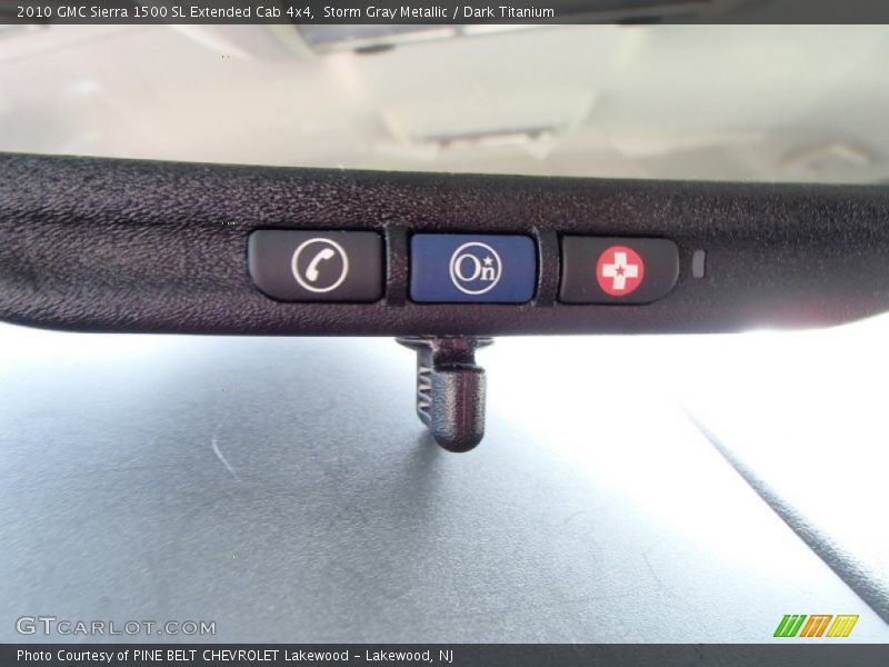 Storm Gray Metallic / Dark Titanium 2010 GMC Sierra 1500 SL Extended Cab 4x4