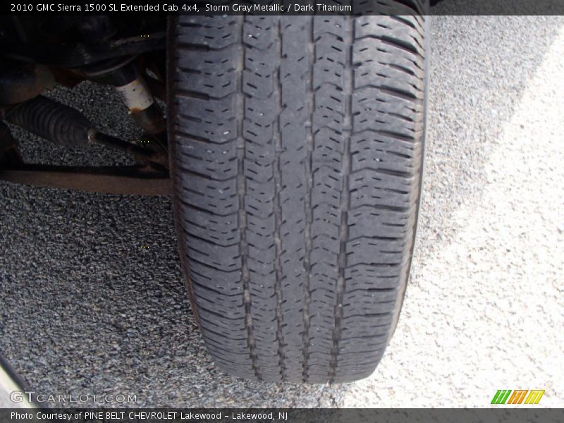 Storm Gray Metallic / Dark Titanium 2010 GMC Sierra 1500 SL Extended Cab 4x4