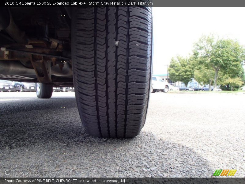 Storm Gray Metallic / Dark Titanium 2010 GMC Sierra 1500 SL Extended Cab 4x4