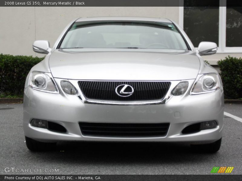 Mercury Metallic / Black 2008 Lexus GS 350