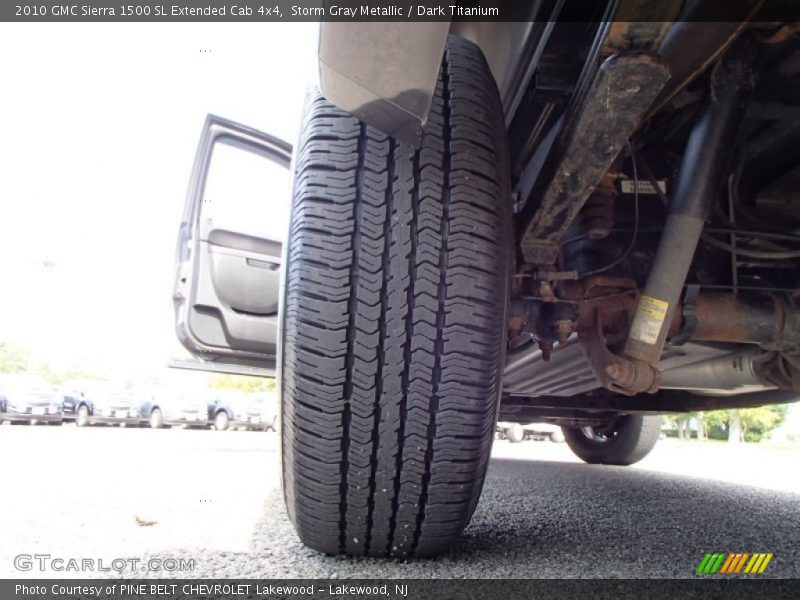 Storm Gray Metallic / Dark Titanium 2010 GMC Sierra 1500 SL Extended Cab 4x4