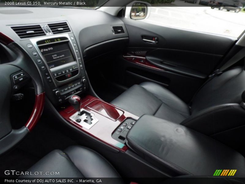 Mercury Metallic / Black 2008 Lexus GS 350
