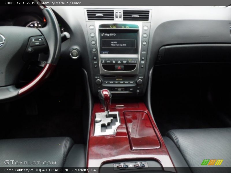 Mercury Metallic / Black 2008 Lexus GS 350