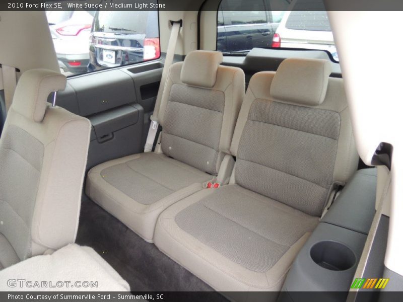 White Suede / Medium Light Stone 2010 Ford Flex SE
