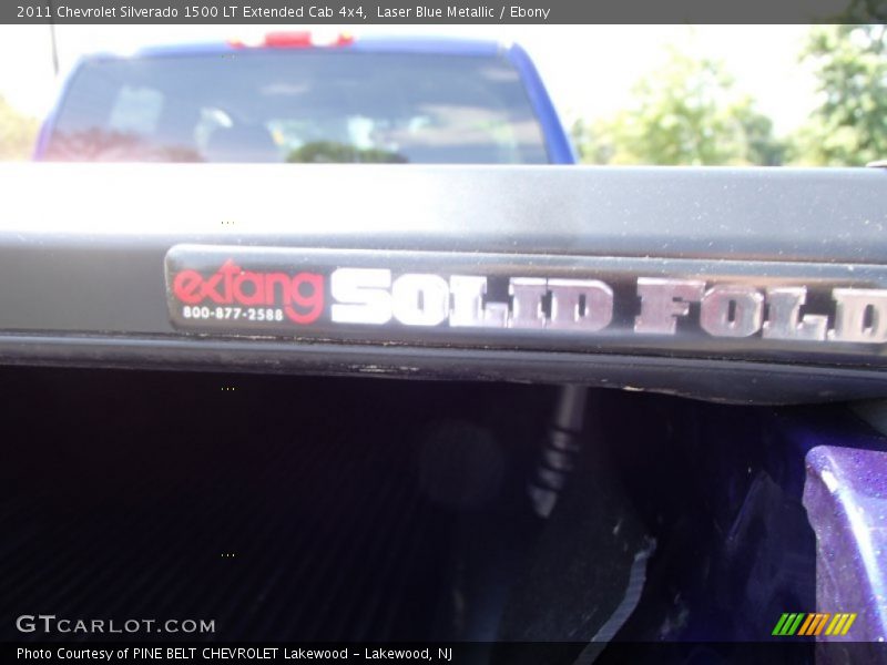 Laser Blue Metallic / Ebony 2011 Chevrolet Silverado 1500 LT Extended Cab 4x4