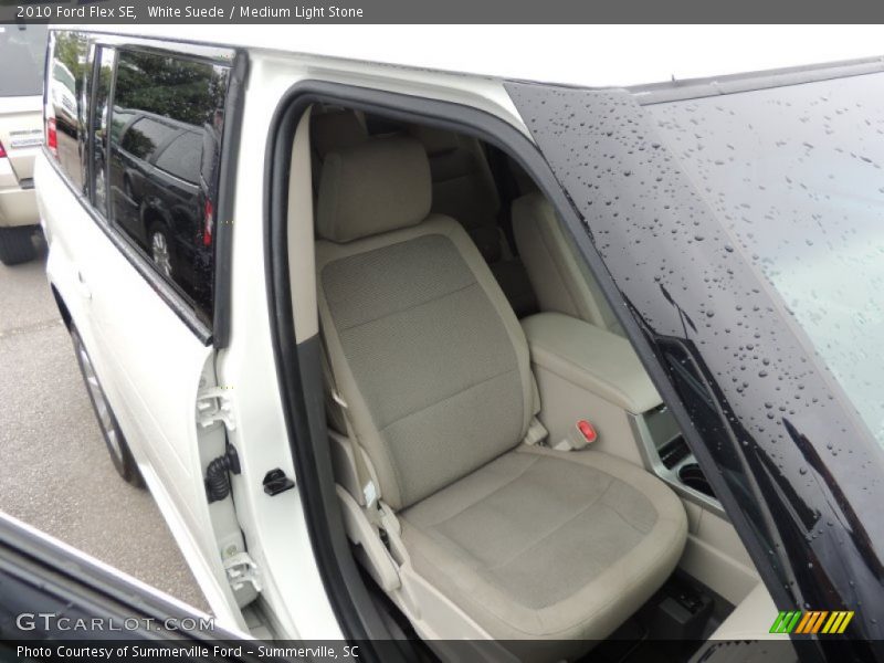 White Suede / Medium Light Stone 2010 Ford Flex SE