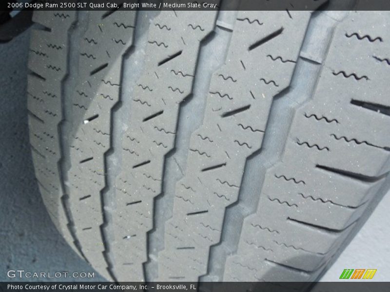 Bright White / Medium Slate Gray 2006 Dodge Ram 2500 SLT Quad Cab