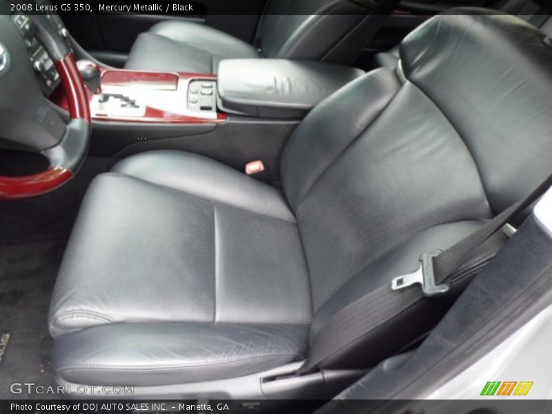 Mercury Metallic / Black 2008 Lexus GS 350