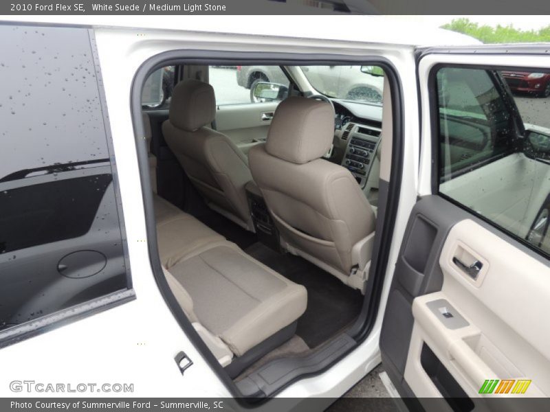 White Suede / Medium Light Stone 2010 Ford Flex SE