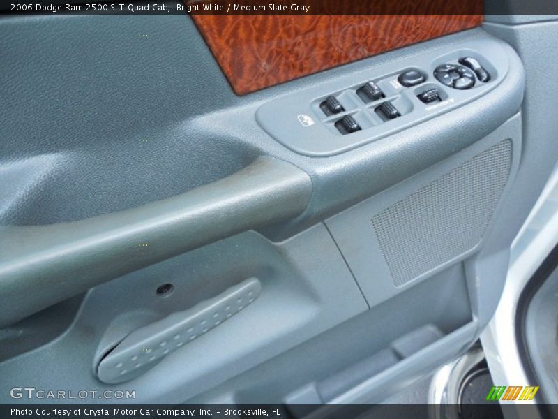 Bright White / Medium Slate Gray 2006 Dodge Ram 2500 SLT Quad Cab