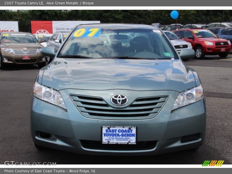 Aloe Green Metallic / Bisque 2007 Toyota Camry LE