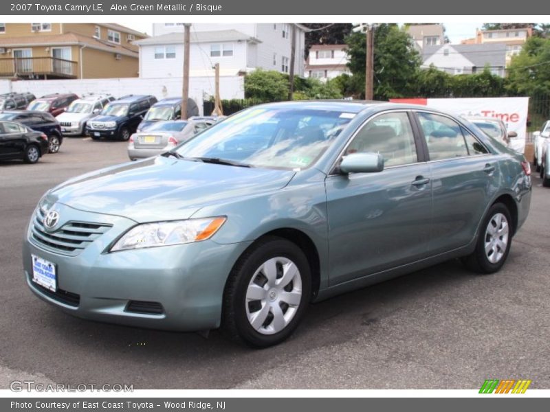 Aloe Green Metallic / Bisque 2007 Toyota Camry LE