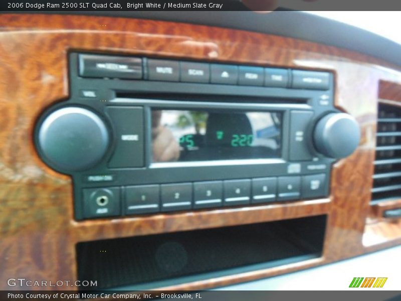 Bright White / Medium Slate Gray 2006 Dodge Ram 2500 SLT Quad Cab