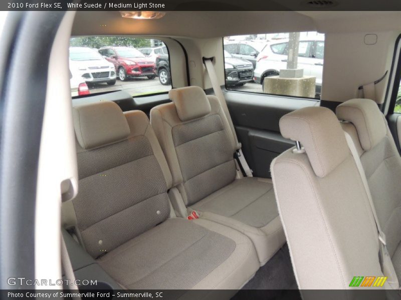 White Suede / Medium Light Stone 2010 Ford Flex SE