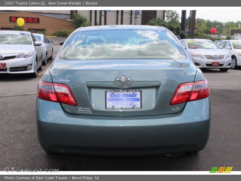 Aloe Green Metallic / Bisque 2007 Toyota Camry LE