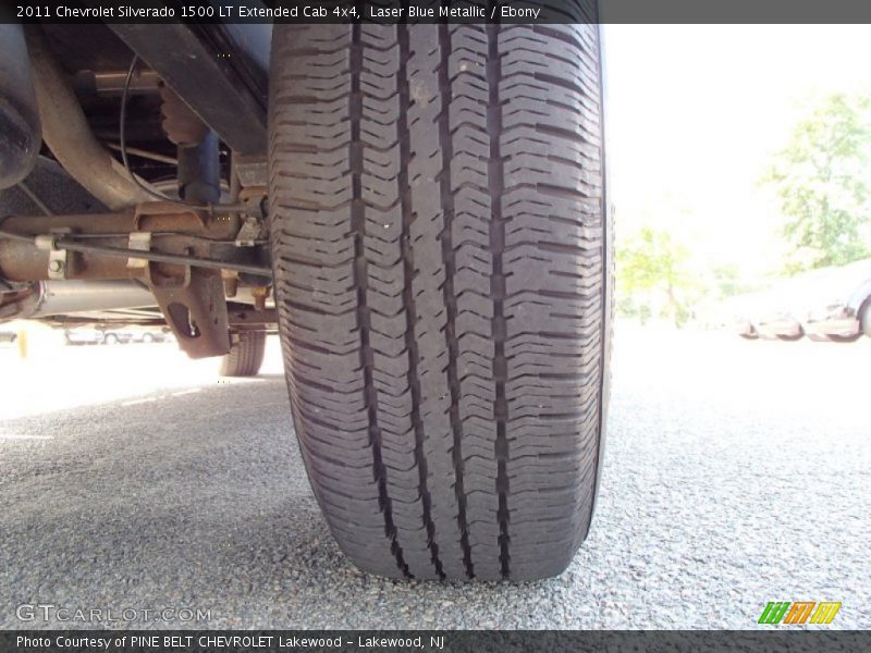 Laser Blue Metallic / Ebony 2011 Chevrolet Silverado 1500 LT Extended Cab 4x4