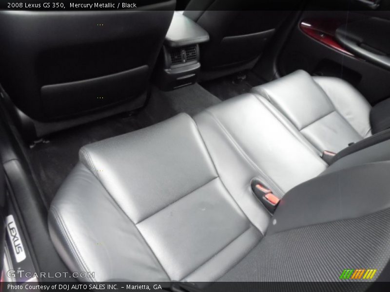Mercury Metallic / Black 2008 Lexus GS 350