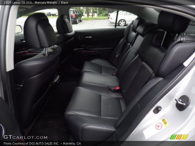 Mercury Metallic / Black 2008 Lexus GS 350