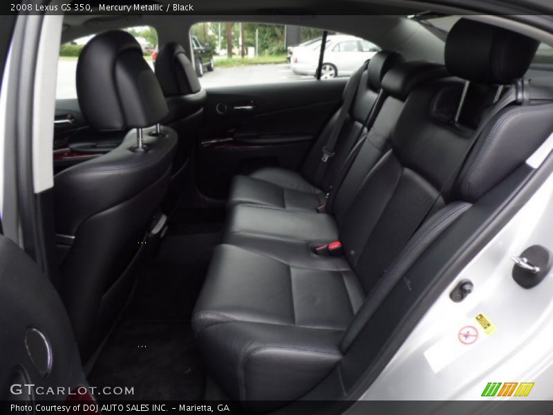 Mercury Metallic / Black 2008 Lexus GS 350