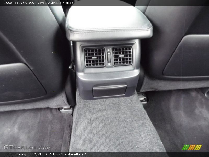 Mercury Metallic / Black 2008 Lexus GS 350