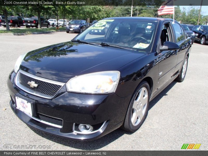 Black / Ebony Black 2006 Chevrolet Malibu SS Sedan