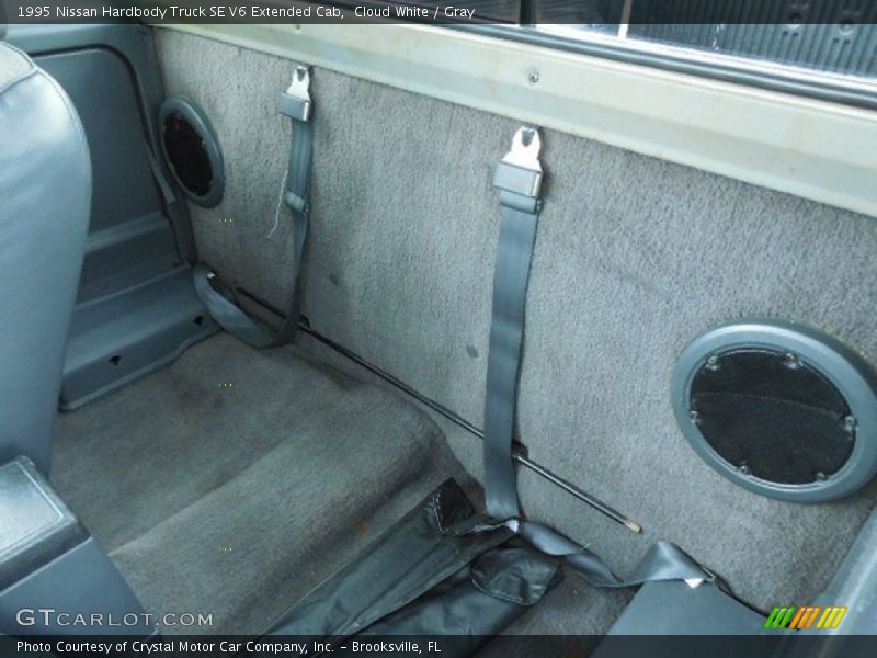 Rear Seat of 1995 Hardbody Truck SE V6 Extended Cab