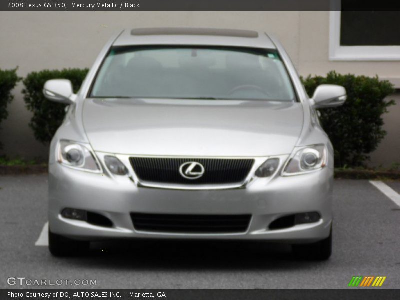 Mercury Metallic / Black 2008 Lexus GS 350