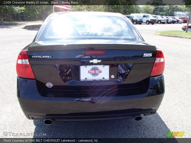 Black / Ebony Black 2006 Chevrolet Malibu SS Sedan