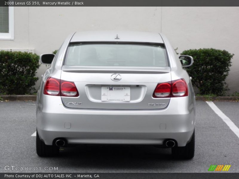 Mercury Metallic / Black 2008 Lexus GS 350