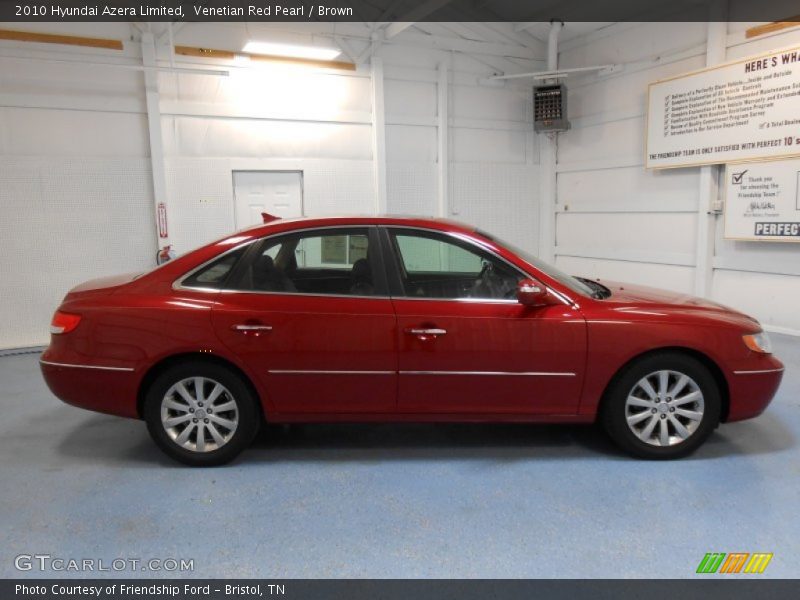 Venetian Red Pearl / Brown 2010 Hyundai Azera Limited