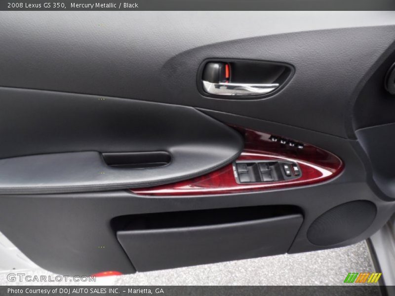 Mercury Metallic / Black 2008 Lexus GS 350