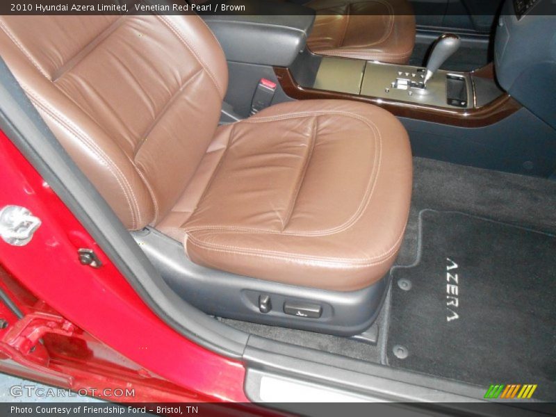 Venetian Red Pearl / Brown 2010 Hyundai Azera Limited