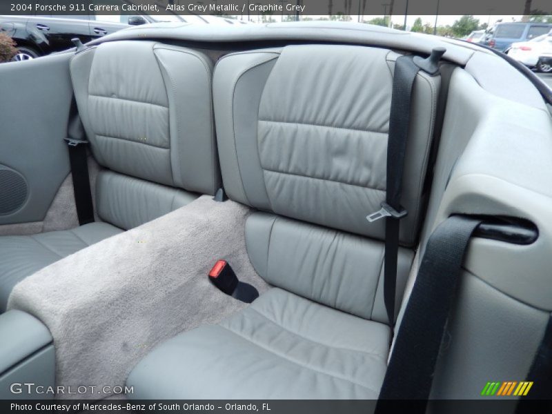 Atlas Grey Metallic / Graphite Grey 2004 Porsche 911 Carrera Cabriolet
