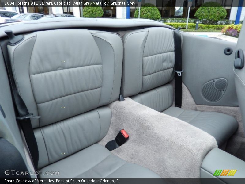 Atlas Grey Metallic / Graphite Grey 2004 Porsche 911 Carrera Cabriolet