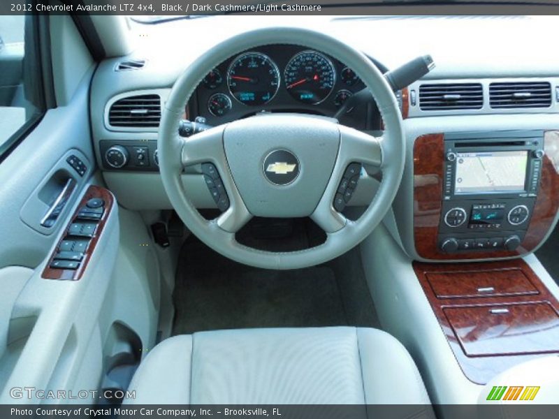Black / Dark Cashmere/Light Cashmere 2012 Chevrolet Avalanche LTZ 4x4