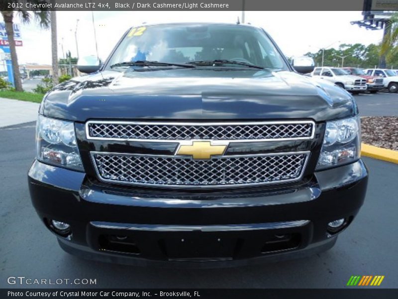 Black / Dark Cashmere/Light Cashmere 2012 Chevrolet Avalanche LTZ 4x4