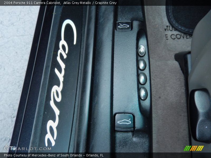 Atlas Grey Metallic / Graphite Grey 2004 Porsche 911 Carrera Cabriolet
