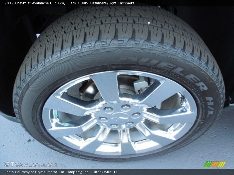Black / Dark Cashmere/Light Cashmere 2012 Chevrolet Avalanche LTZ 4x4