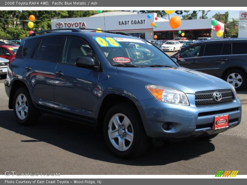 Pacific Blue Metallic / Ash 2008 Toyota RAV4 4WD