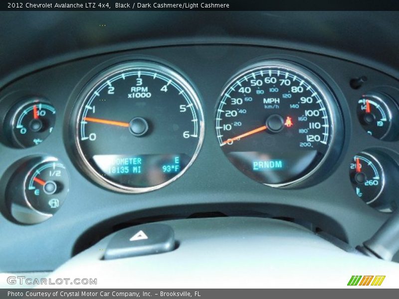 Black / Dark Cashmere/Light Cashmere 2012 Chevrolet Avalanche LTZ 4x4