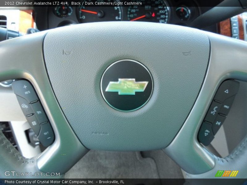 Black / Dark Cashmere/Light Cashmere 2012 Chevrolet Avalanche LTZ 4x4