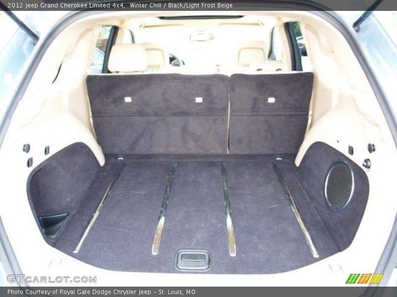 Winter Chill / Black/Light Frost Beige 2012 Jeep Grand Cherokee Limited 4x4