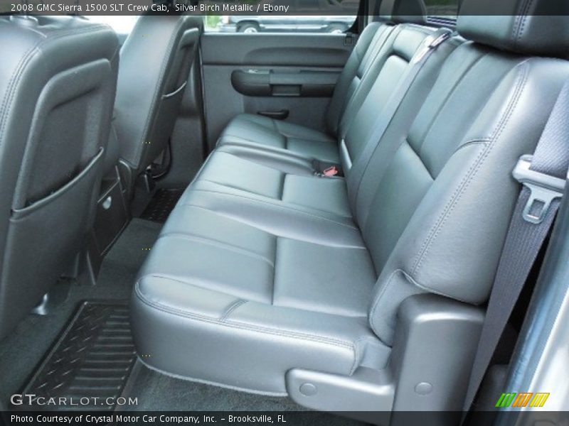 Silver Birch Metallic / Ebony 2008 GMC Sierra 1500 SLT Crew Cab