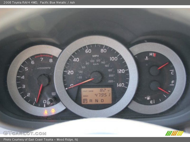 Pacific Blue Metallic / Ash 2008 Toyota RAV4 4WD