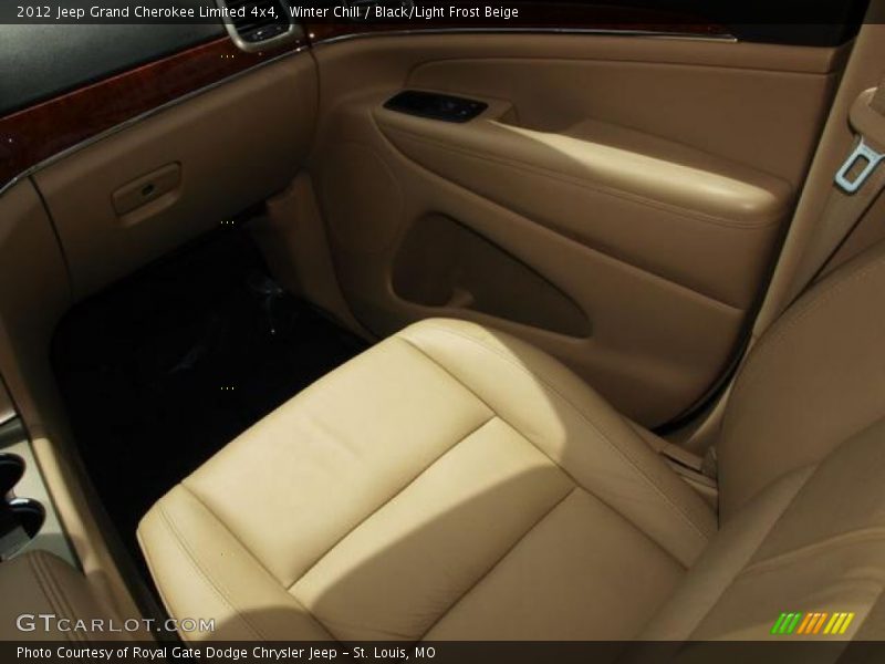 Winter Chill / Black/Light Frost Beige 2012 Jeep Grand Cherokee Limited 4x4