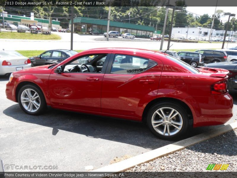 Redline 2-Coat Pearl / Black 2013 Dodge Avenger SE V6