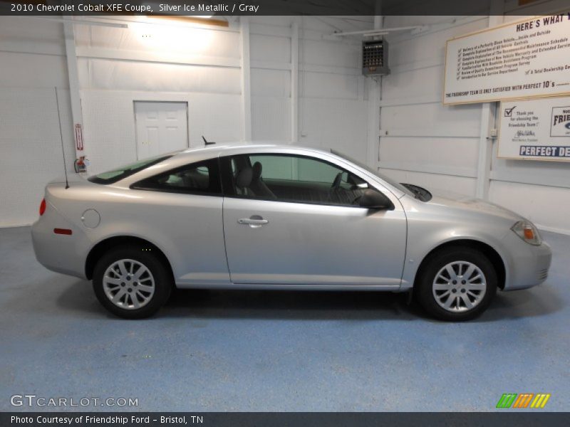 Silver Ice Metallic / Gray 2010 Chevrolet Cobalt XFE Coupe