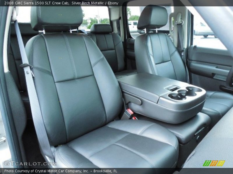 Silver Birch Metallic / Ebony 2008 GMC Sierra 1500 SLT Crew Cab