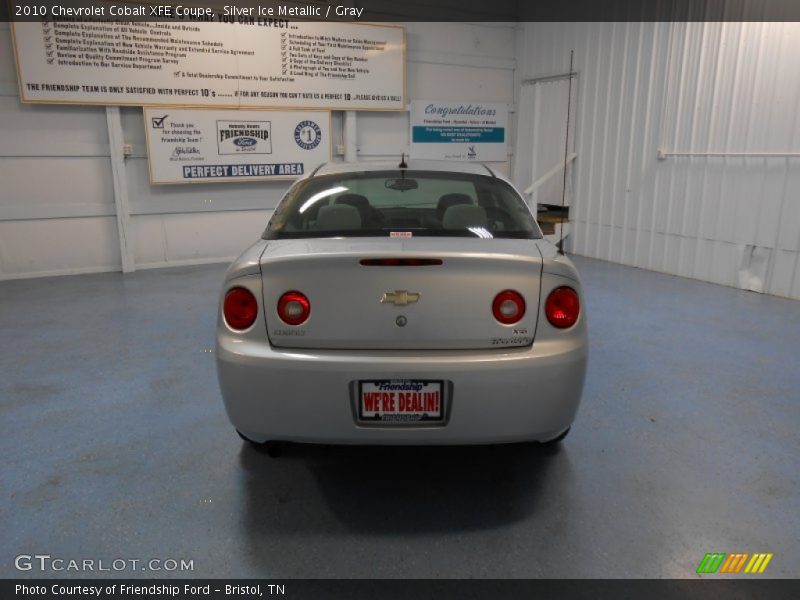 Silver Ice Metallic / Gray 2010 Chevrolet Cobalt XFE Coupe