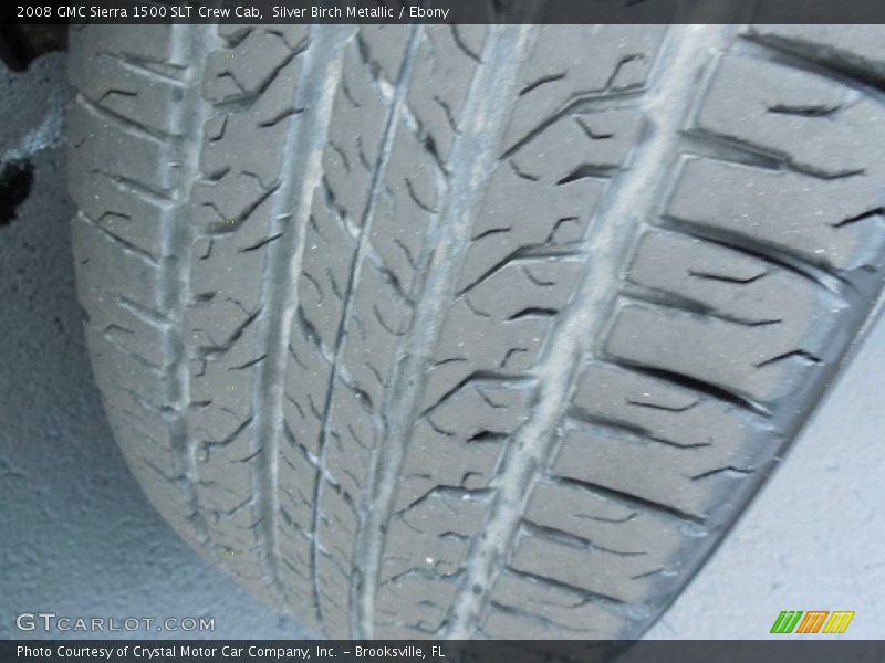 Silver Birch Metallic / Ebony 2008 GMC Sierra 1500 SLT Crew Cab